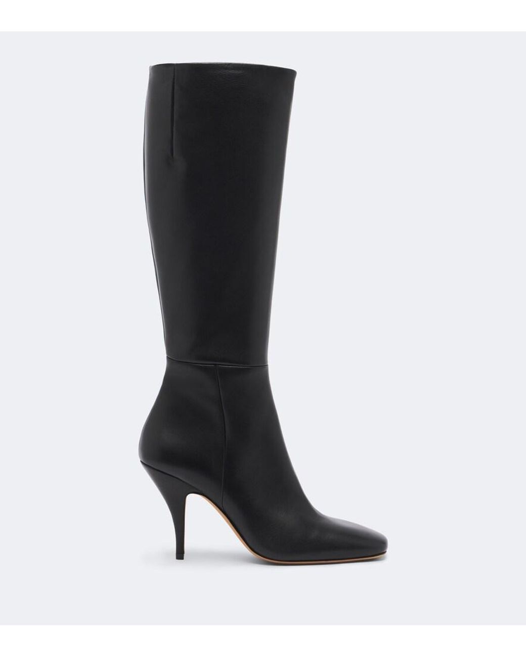 Jude Black Credo Leather Knee-High Boots