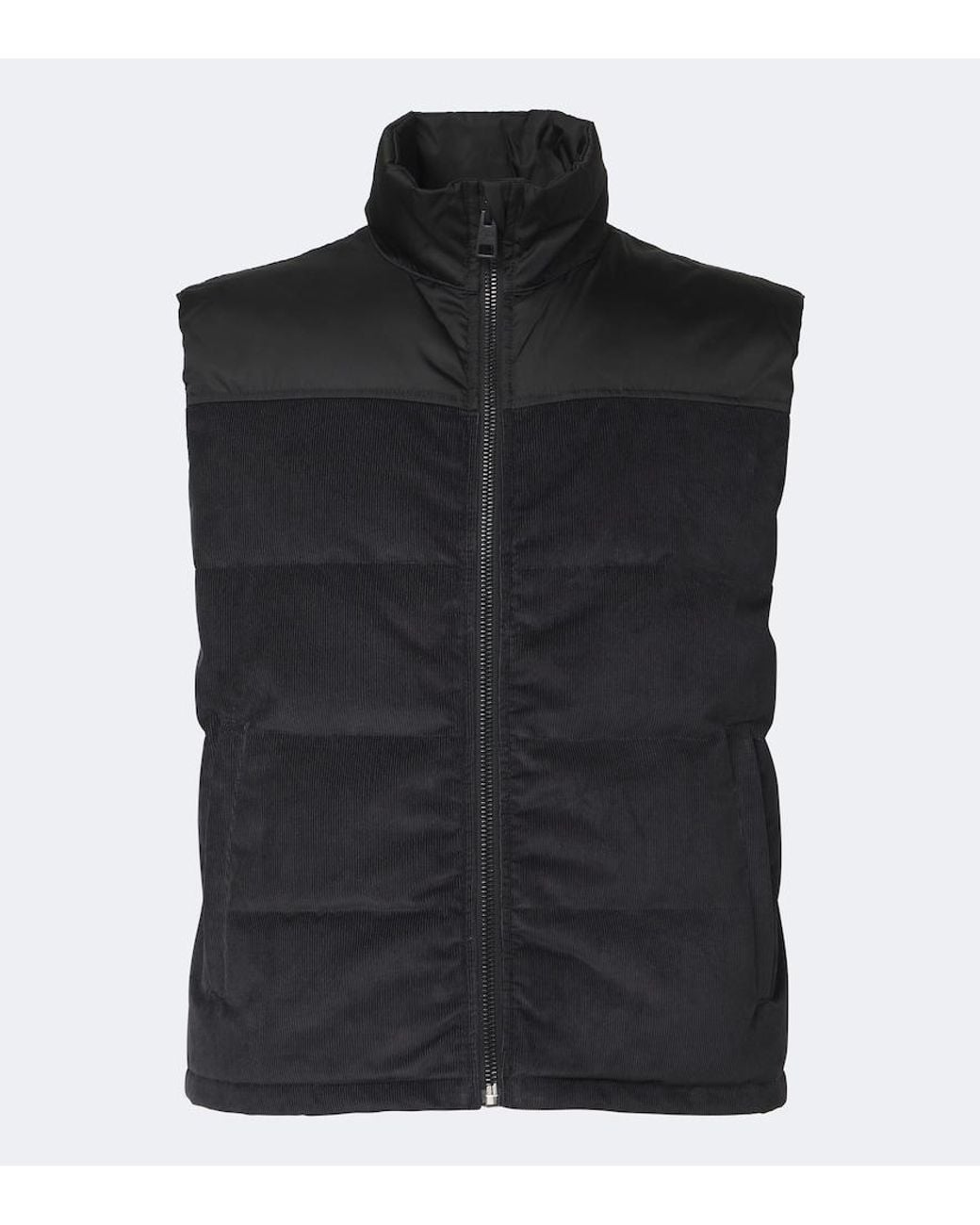 Aztech Mountain Black Pfeifer Cotton Corduroy Down Vest for men