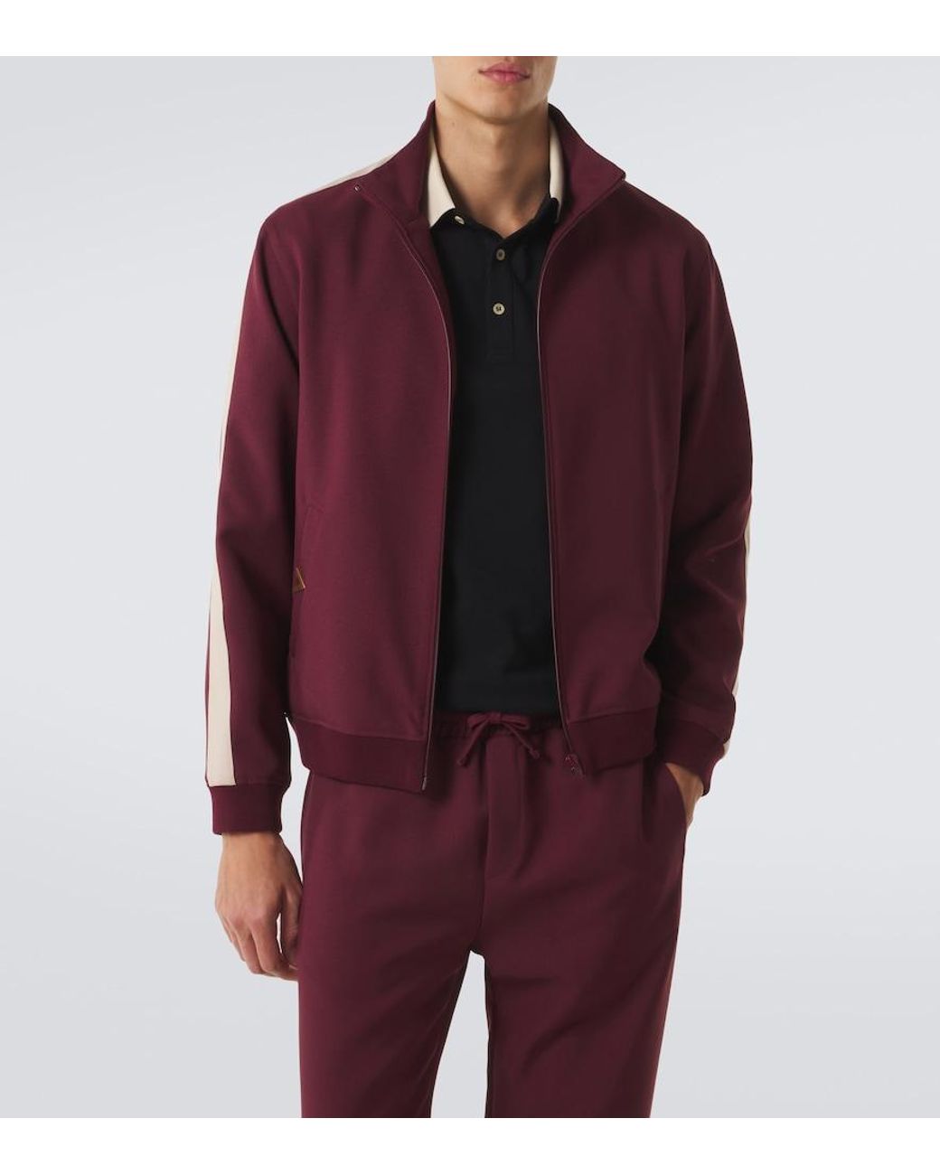 Valentino Garavani Purple Vgold Track Jacket for men