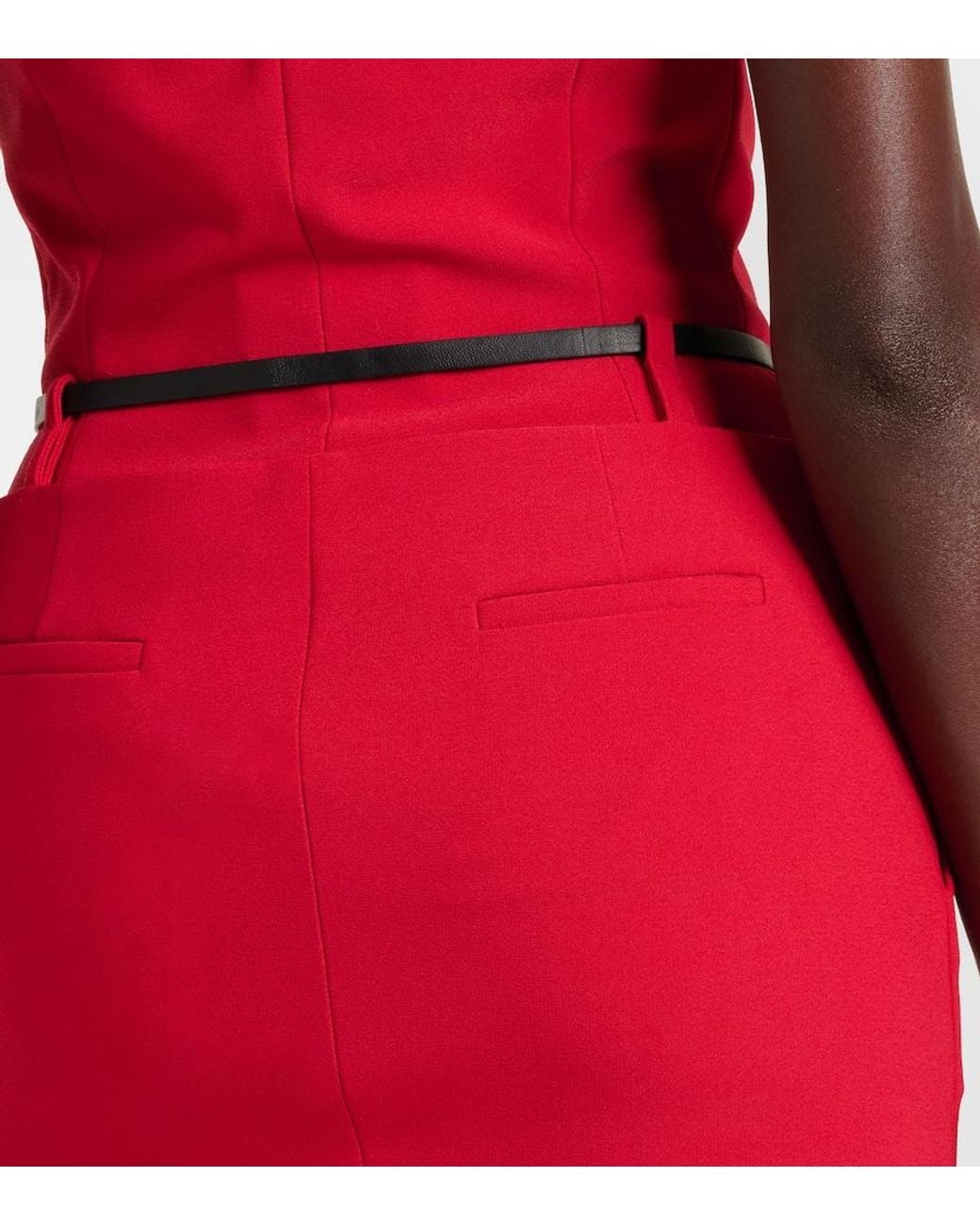 The Attico Red Miniskirt