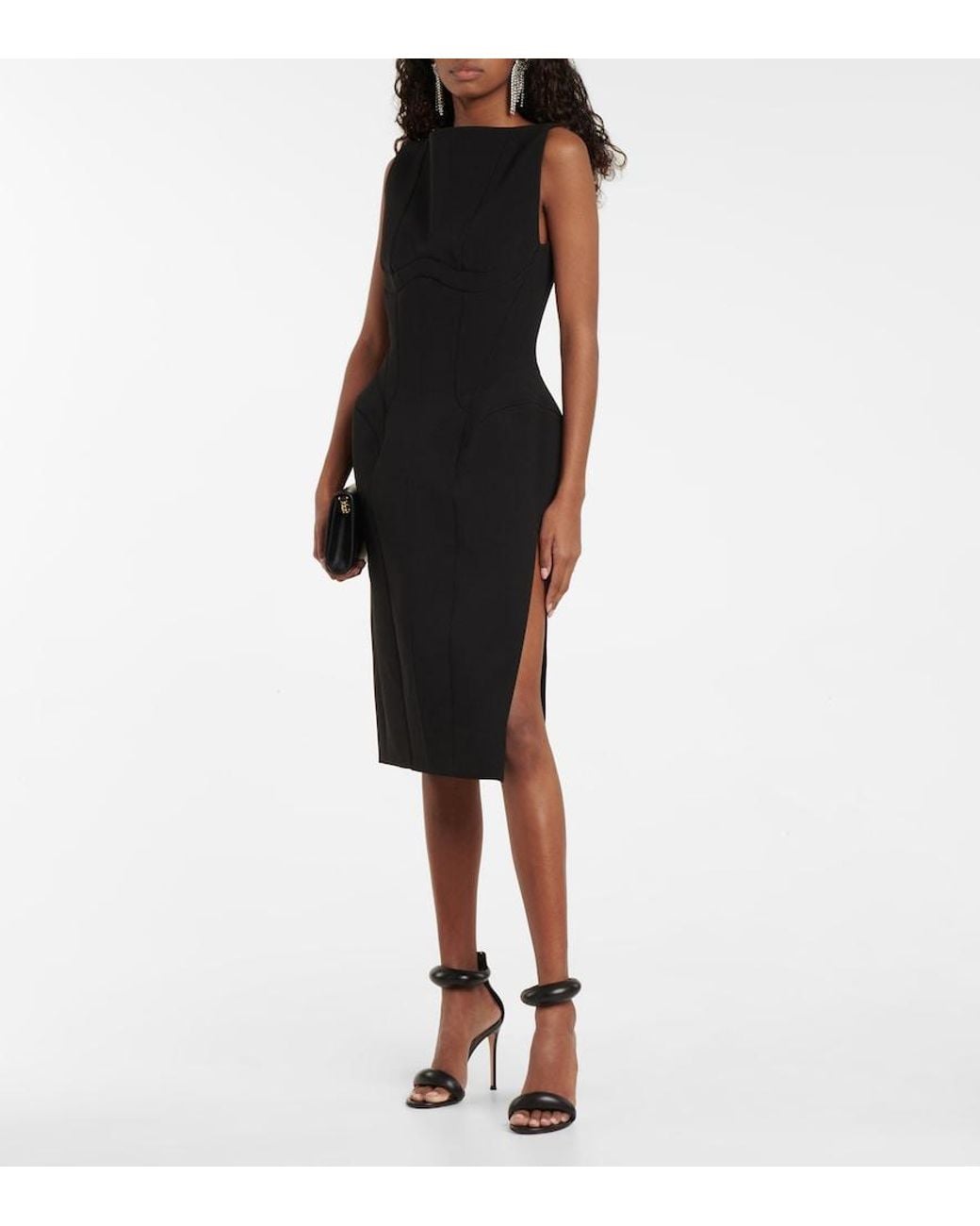 Gianvito Rossi Black Bijoux Heeled Sandals