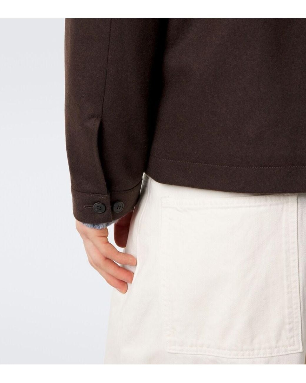 Sunspel Black Wool Jacket for men