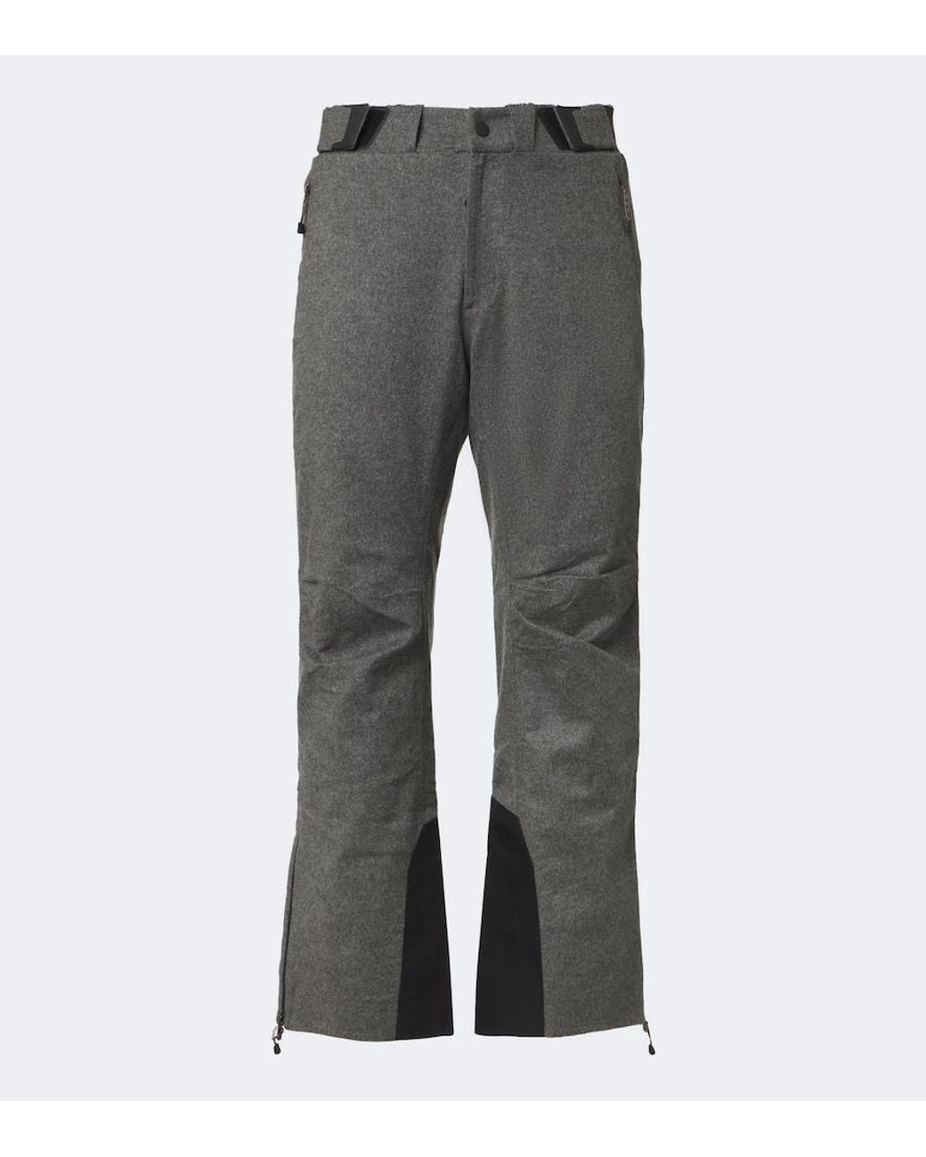 Sease Gray Indren Cashmere Straight Ski Pants for men