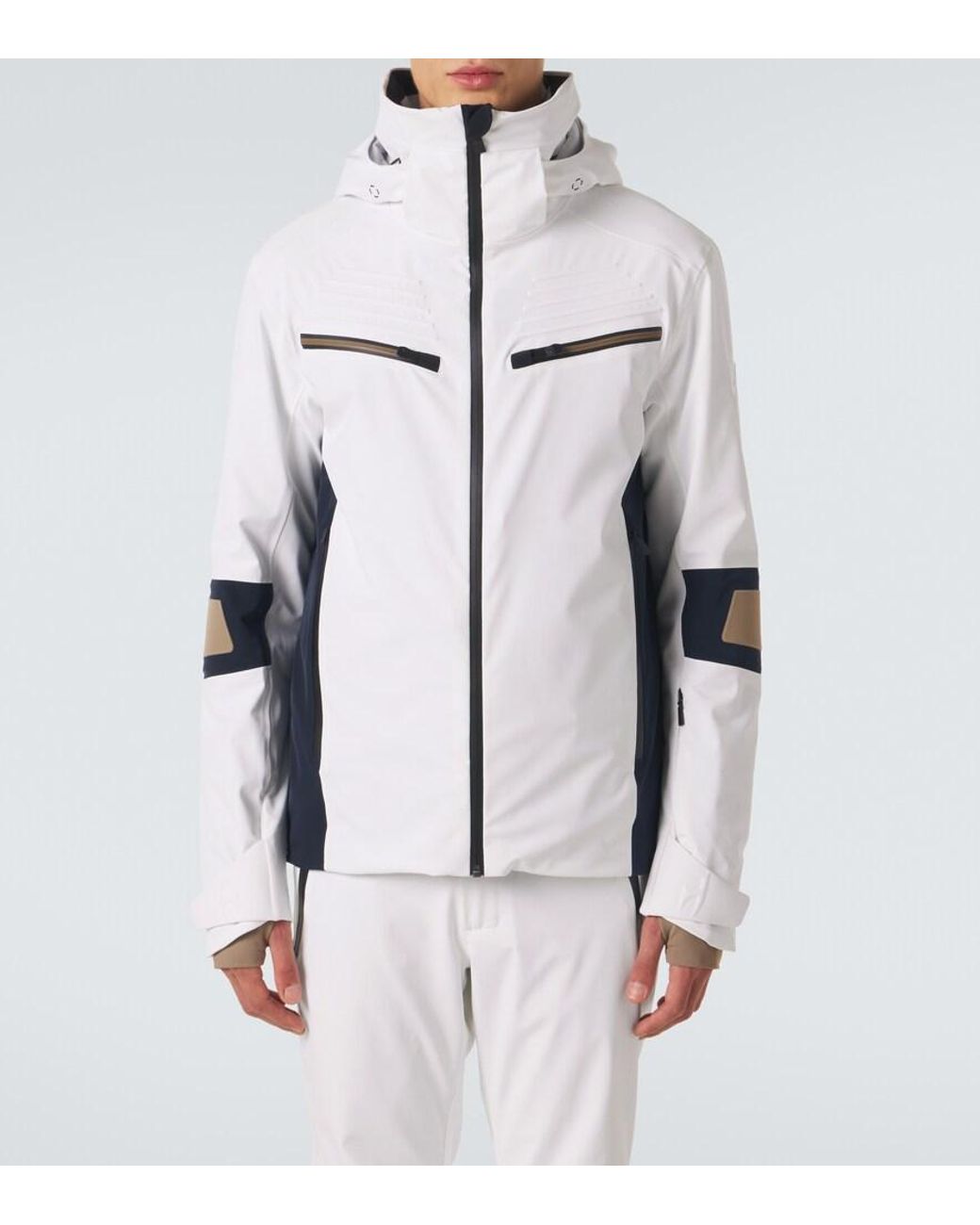 Toni Sailer White Theo Ski Jacket for men