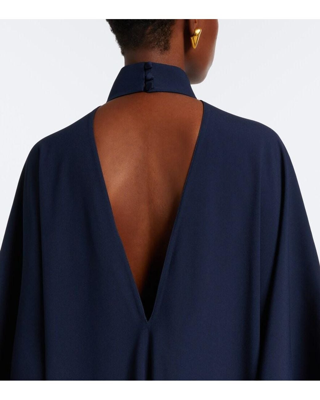 Taller Marmo Blue Ooo Crepe Cady Kaftan