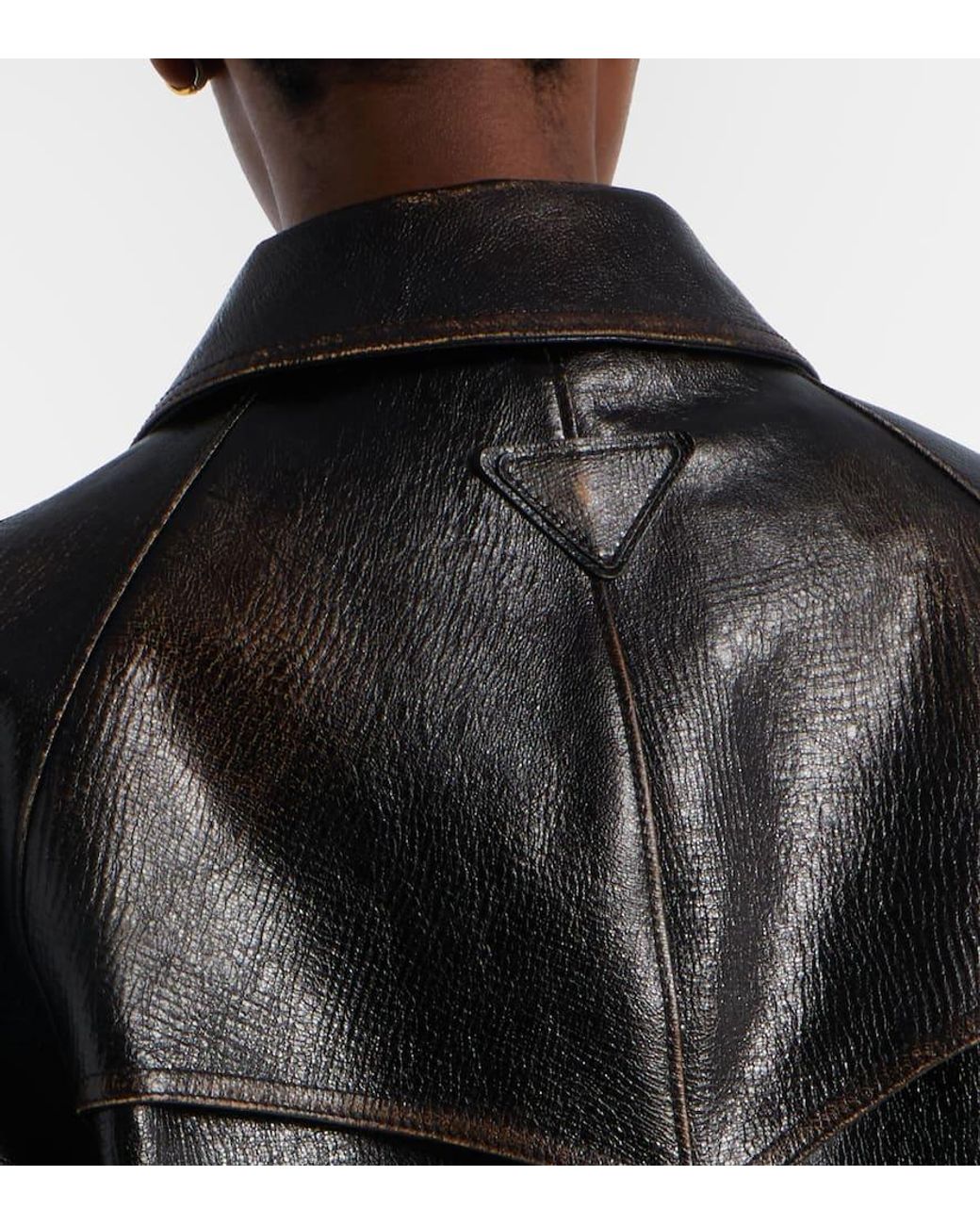 Prada Black Leather Jacket
