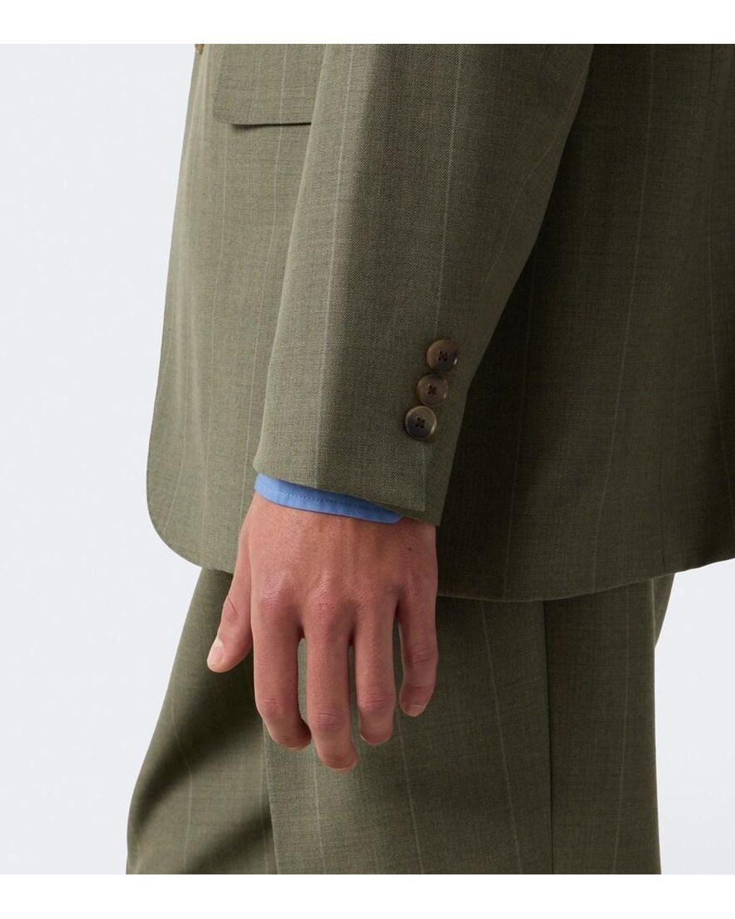 Blazer di Auralee in Green da Uomo