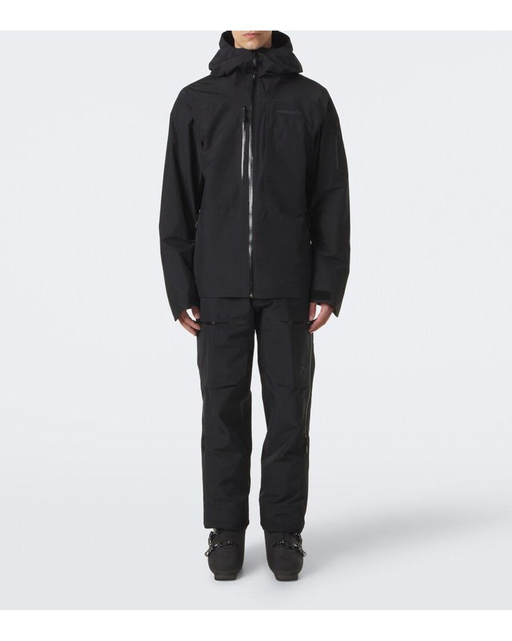 Norrona Black Lofoten Gore-Tex Ski Jacket for men