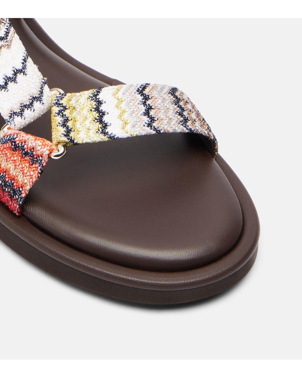 Missoni Multicolor Minnie Zigzag Sandals