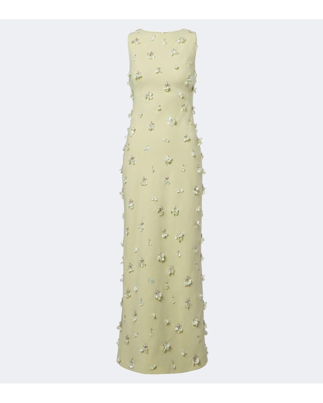 Jonathan Simkhai Green Claudia Embellished Cocktail Dress