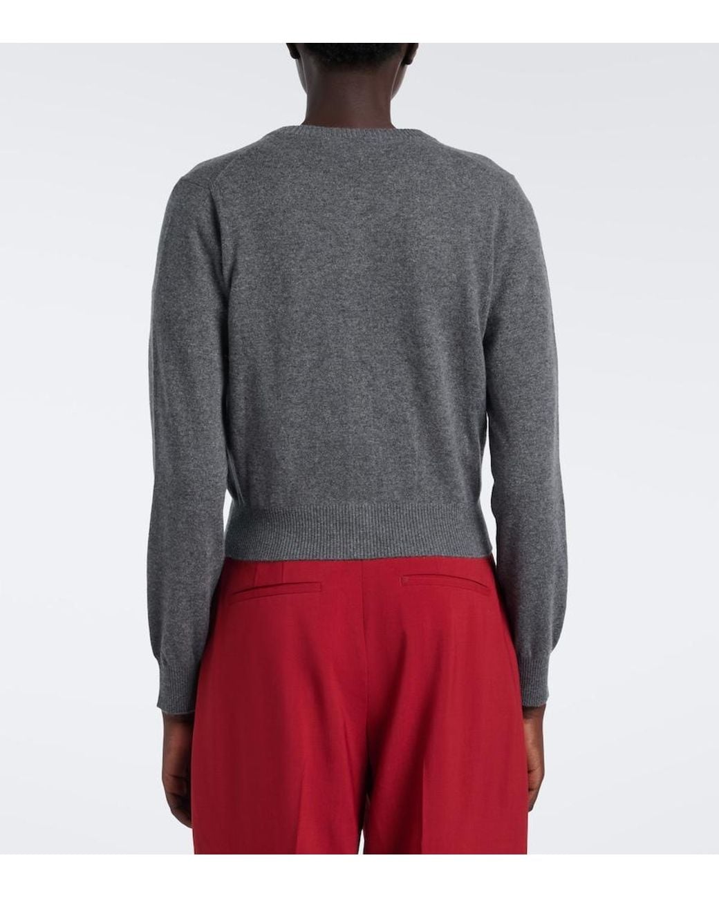 arch4 Gray Celestina Cashmere Cardigan