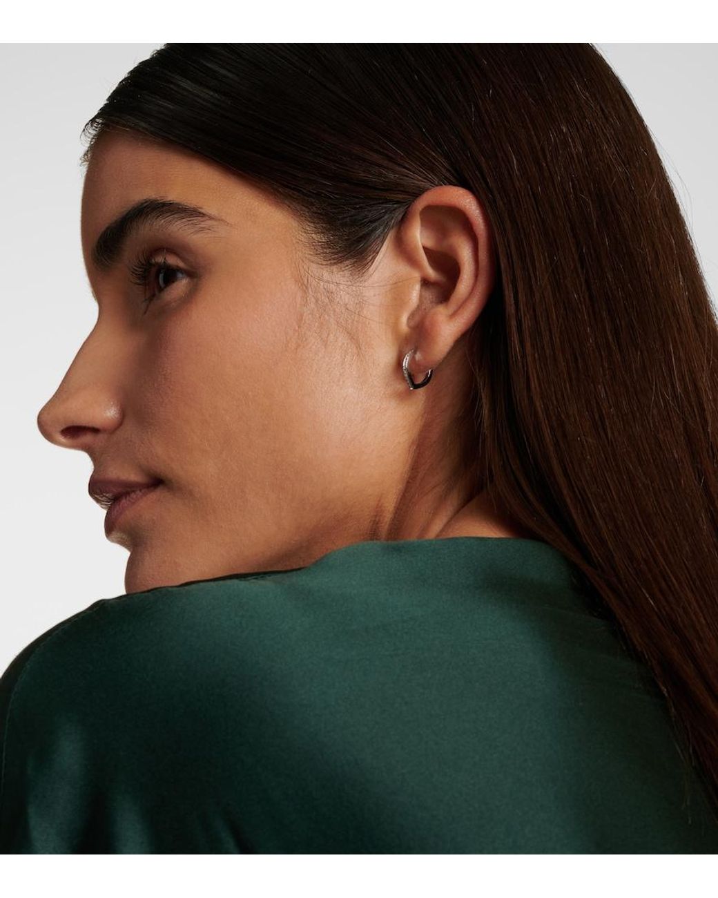 Repossi White Antifer 18Kt Earring With Diamonds