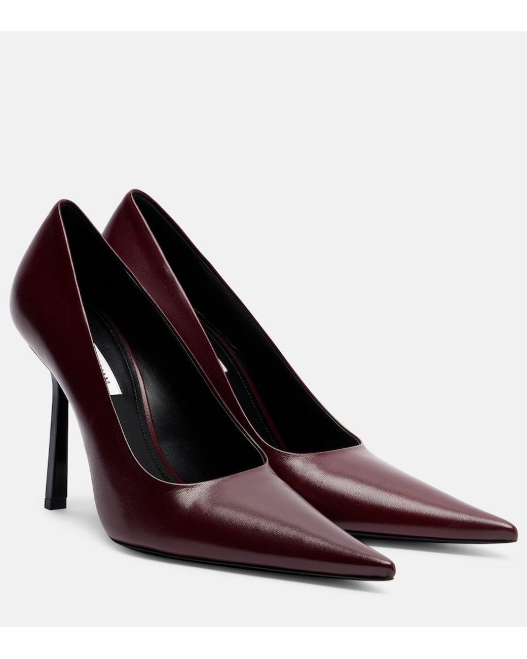 Victoria Beckham Purple Leather Pumps