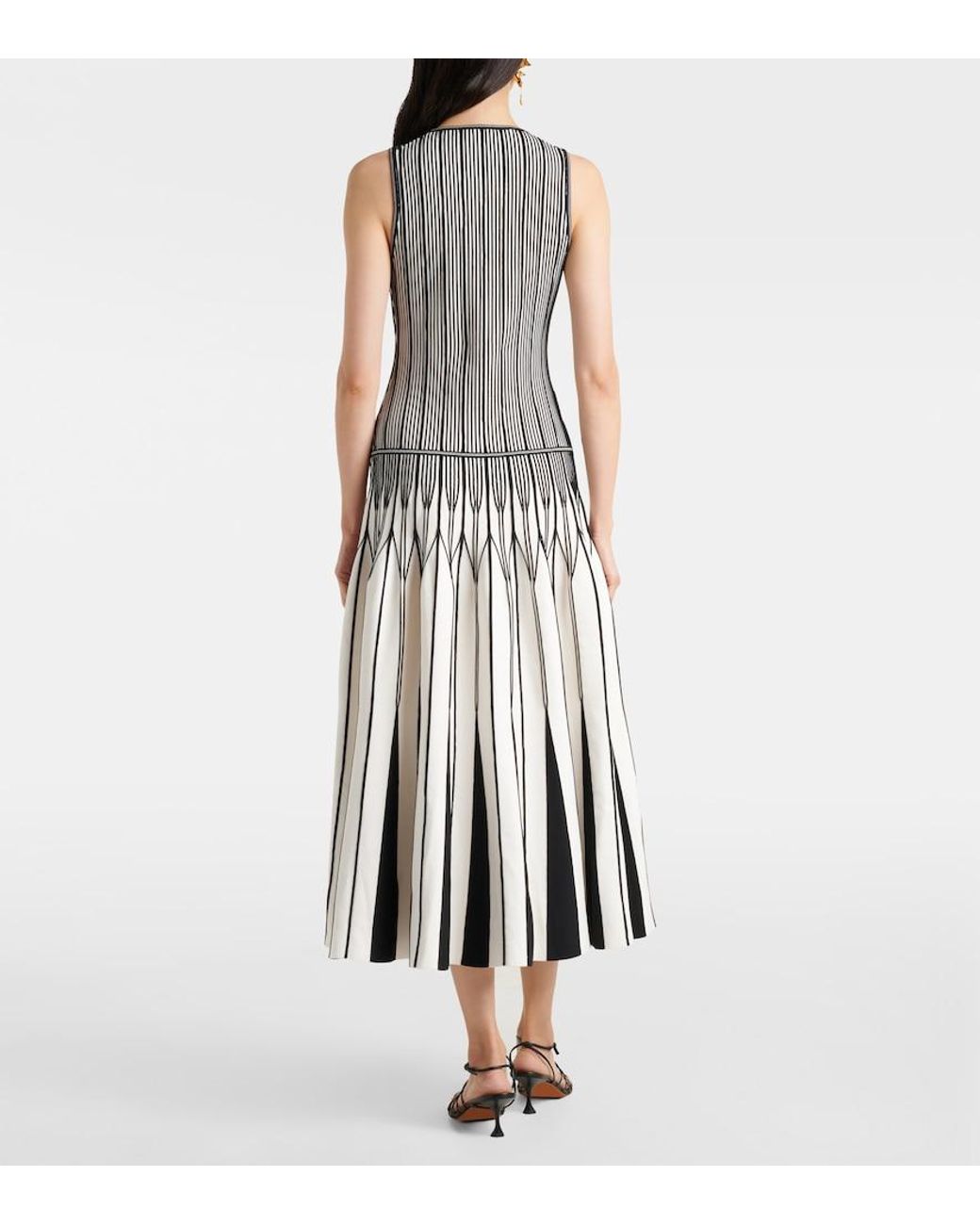 Jonathan Simkhai Black Oaklen Knitted Midi Dress
