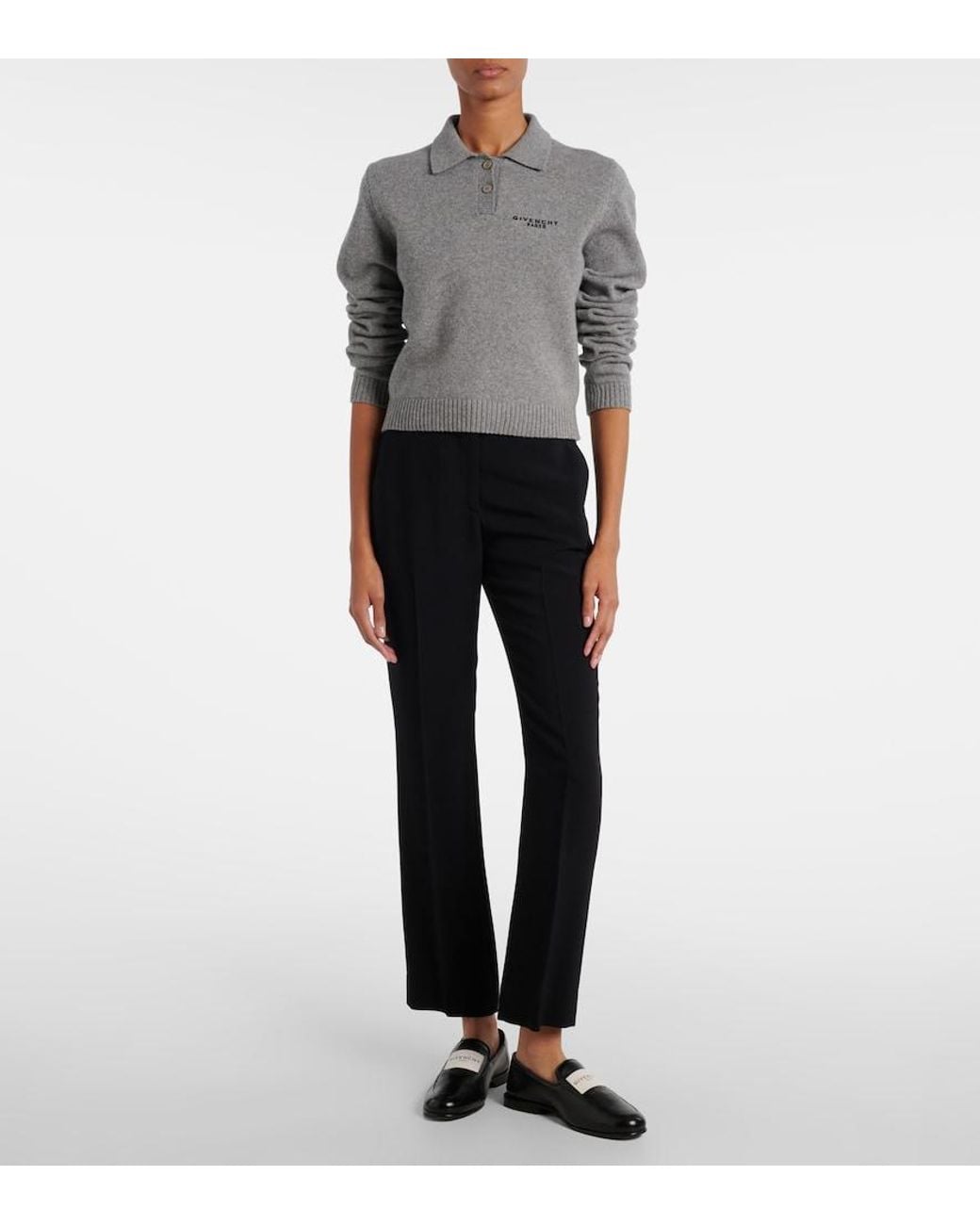 Givenchy Blue Cropped Slim Pants