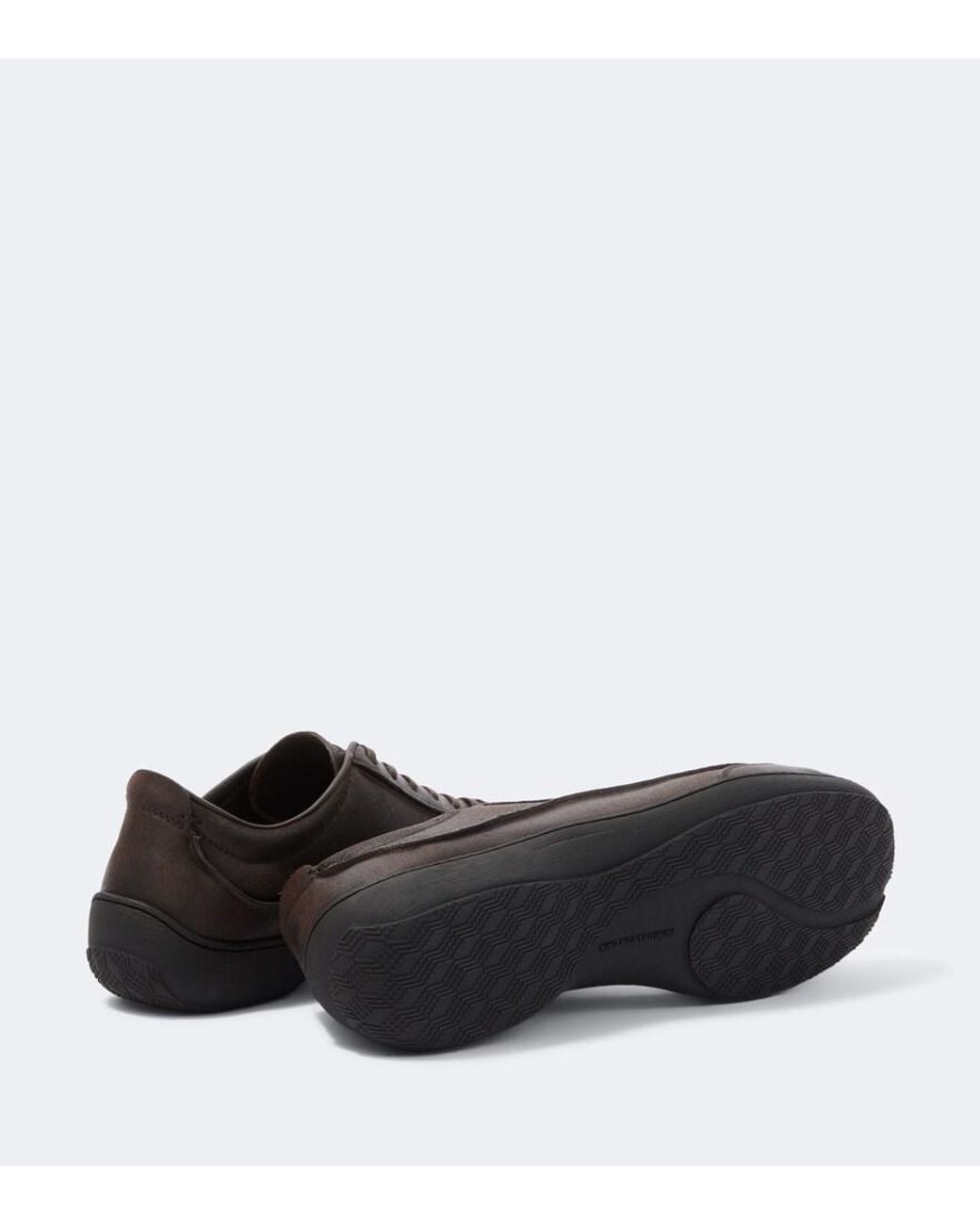 Kiko Kostadinov Brown Sargo Leather Sneakers for men
