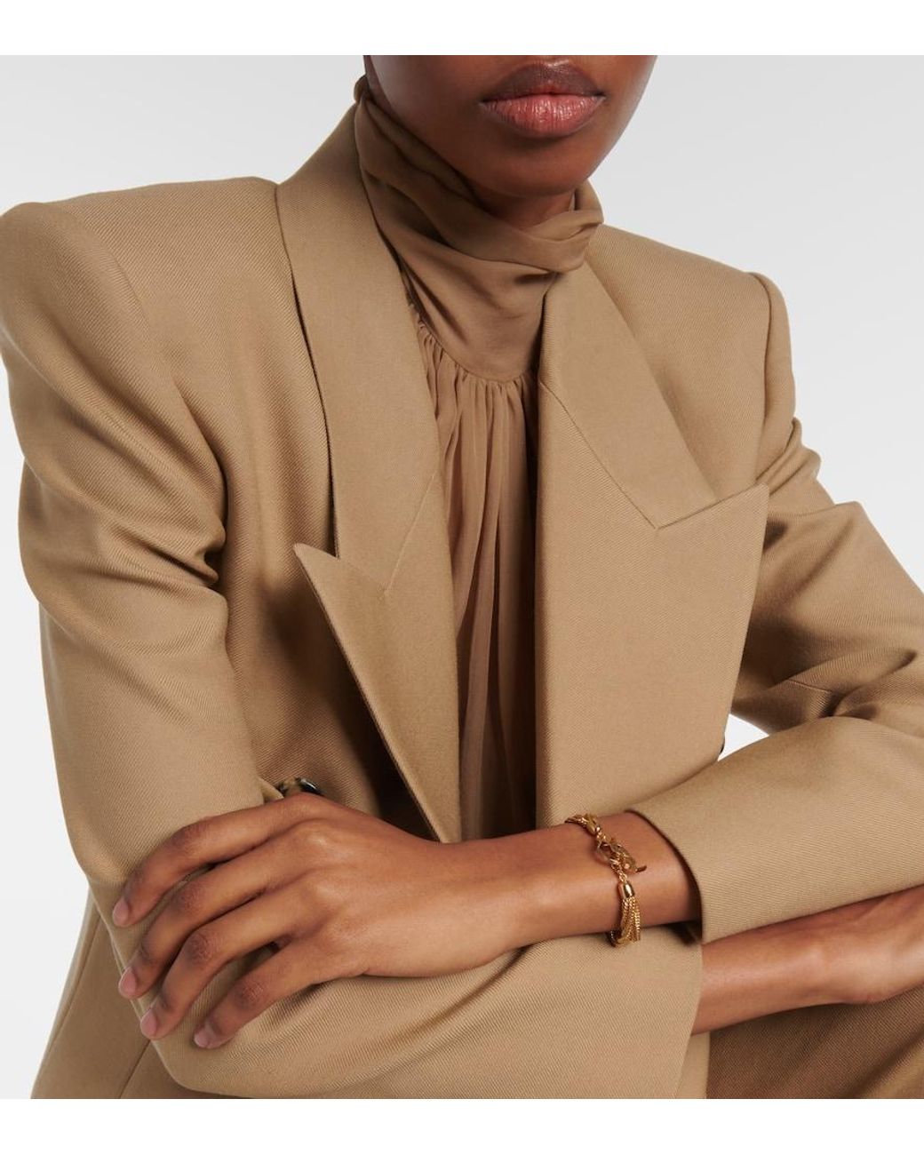 Pulsera Ysl Saint Laurent de color Natural