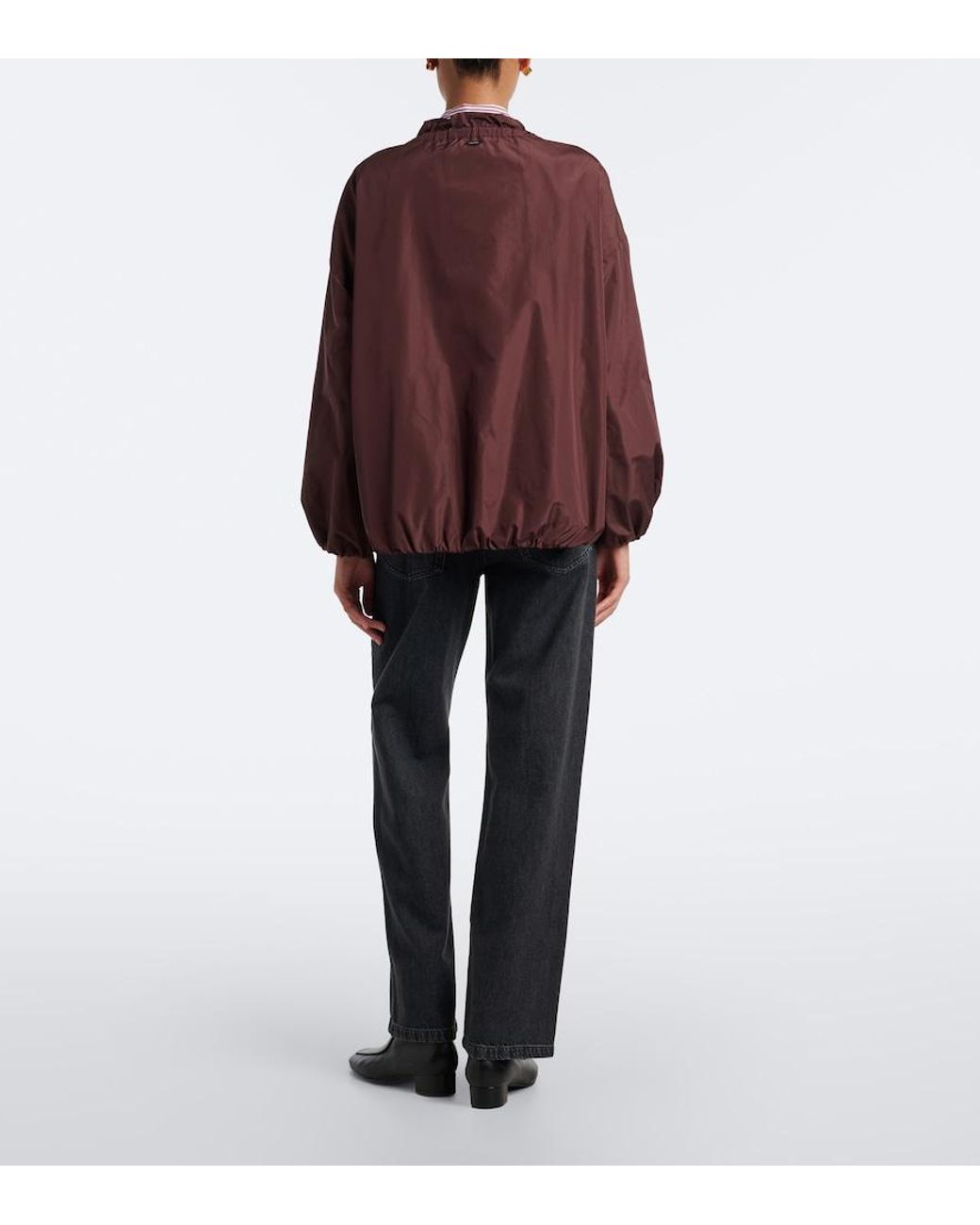 Max Mara Blue High-Rise Straight Jeans
