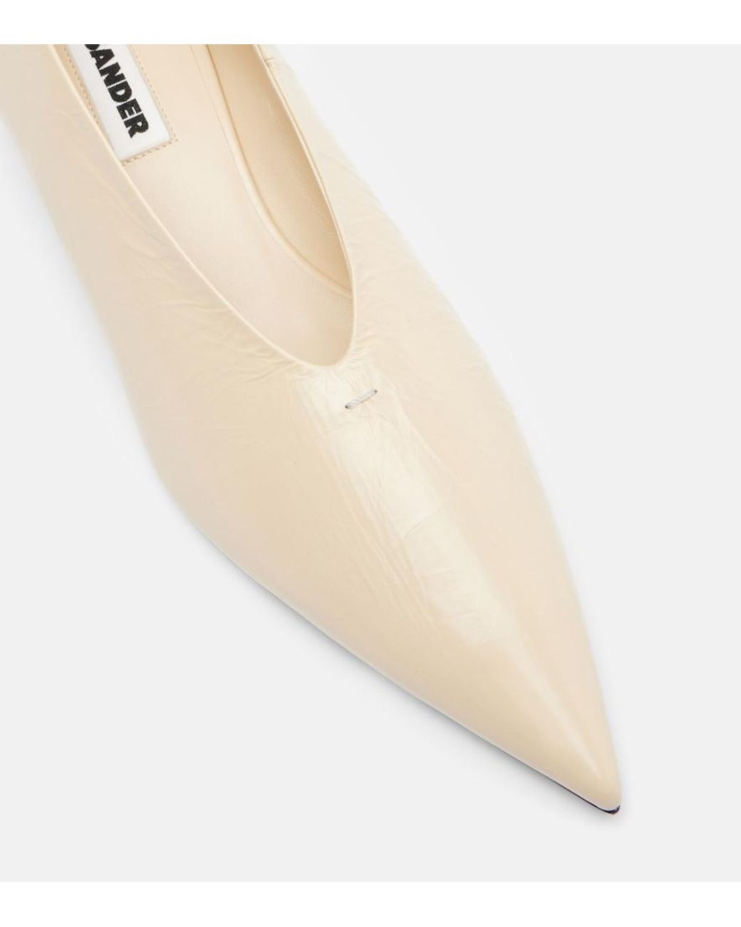 Jil Sander Natural Leather Pumps
