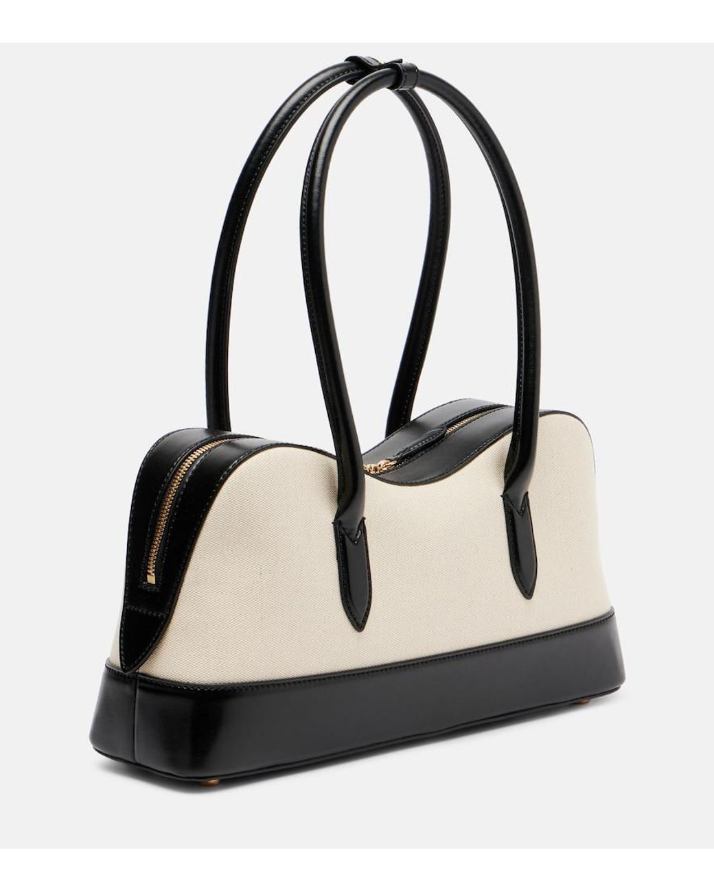 Stella McCartney Natural Ryder Medium Canvas Shoulder Bag