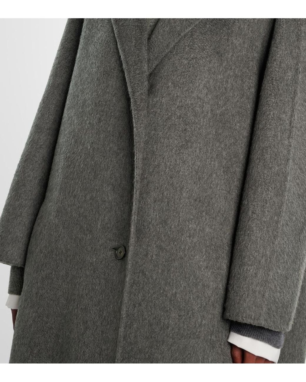 The Row Gray Gustaf Cashmere Coat