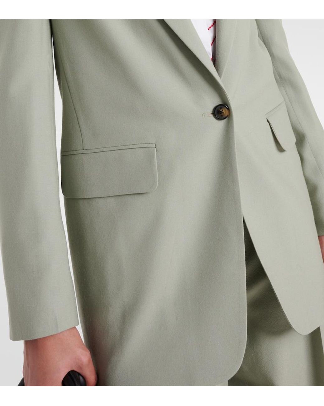 Dries Van Noten Green Wool Blazer