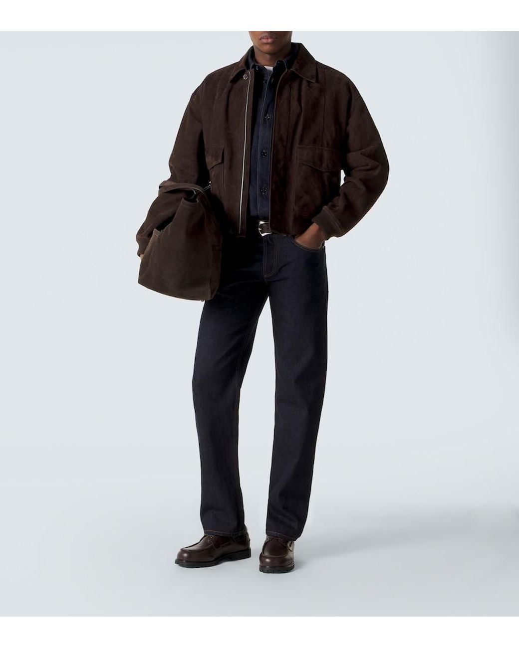 Burberry Blue Denim Shirt for men