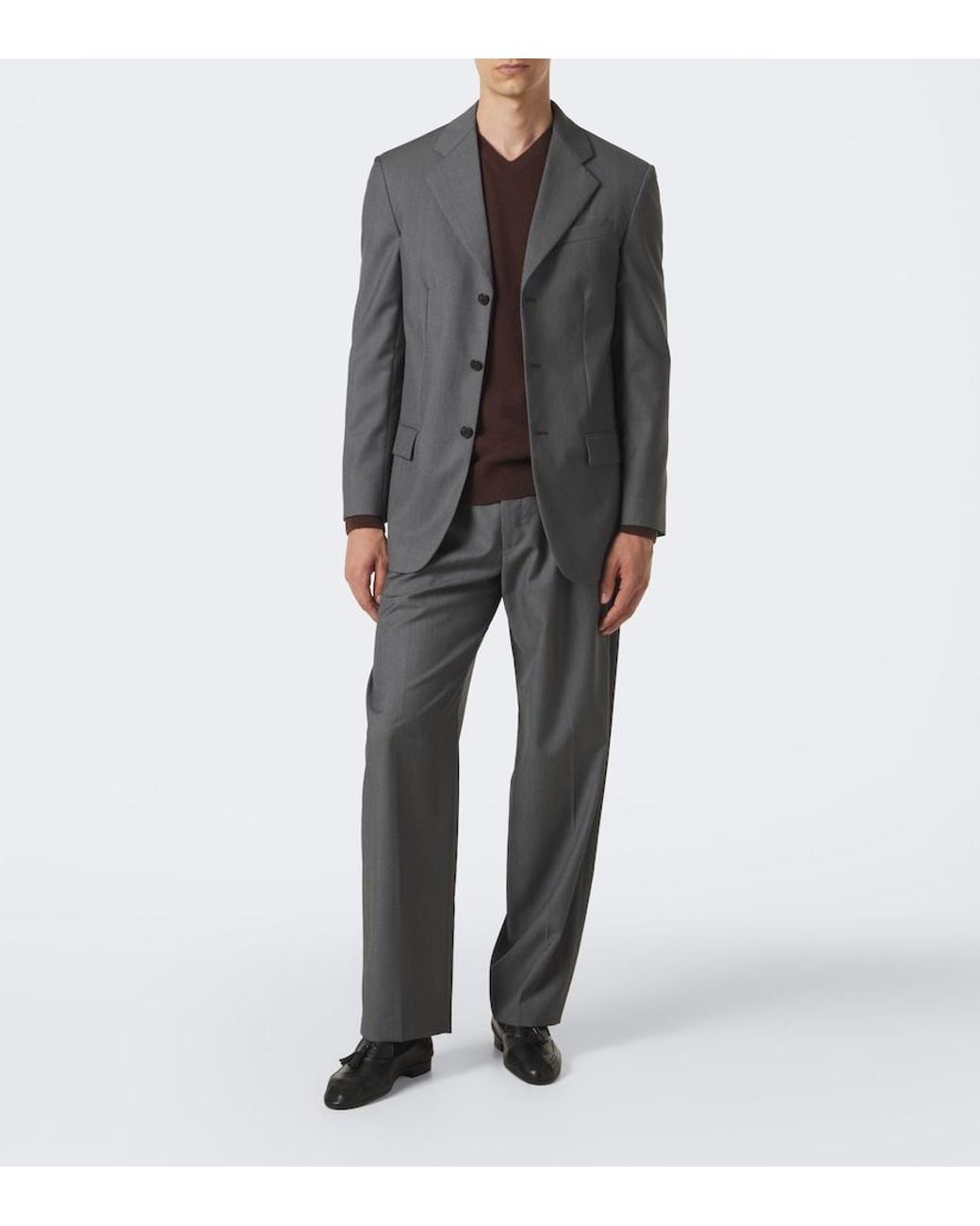 The Row Brown Thamm Cashmere Sweater for men