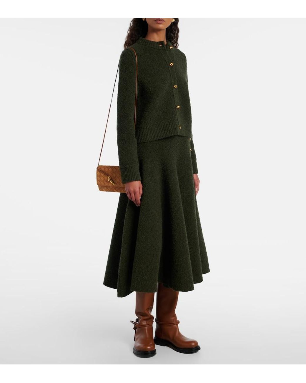 Bottega Veneta Brown James Leather Knee-High Boots