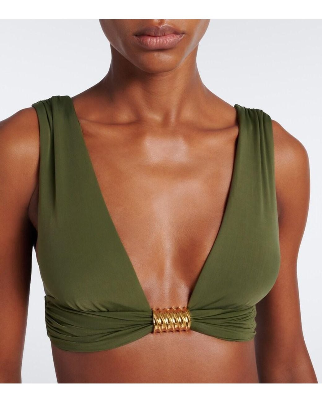 ViX Green X Rosie Huntington-Whiteley Marion Anne Bikini Top