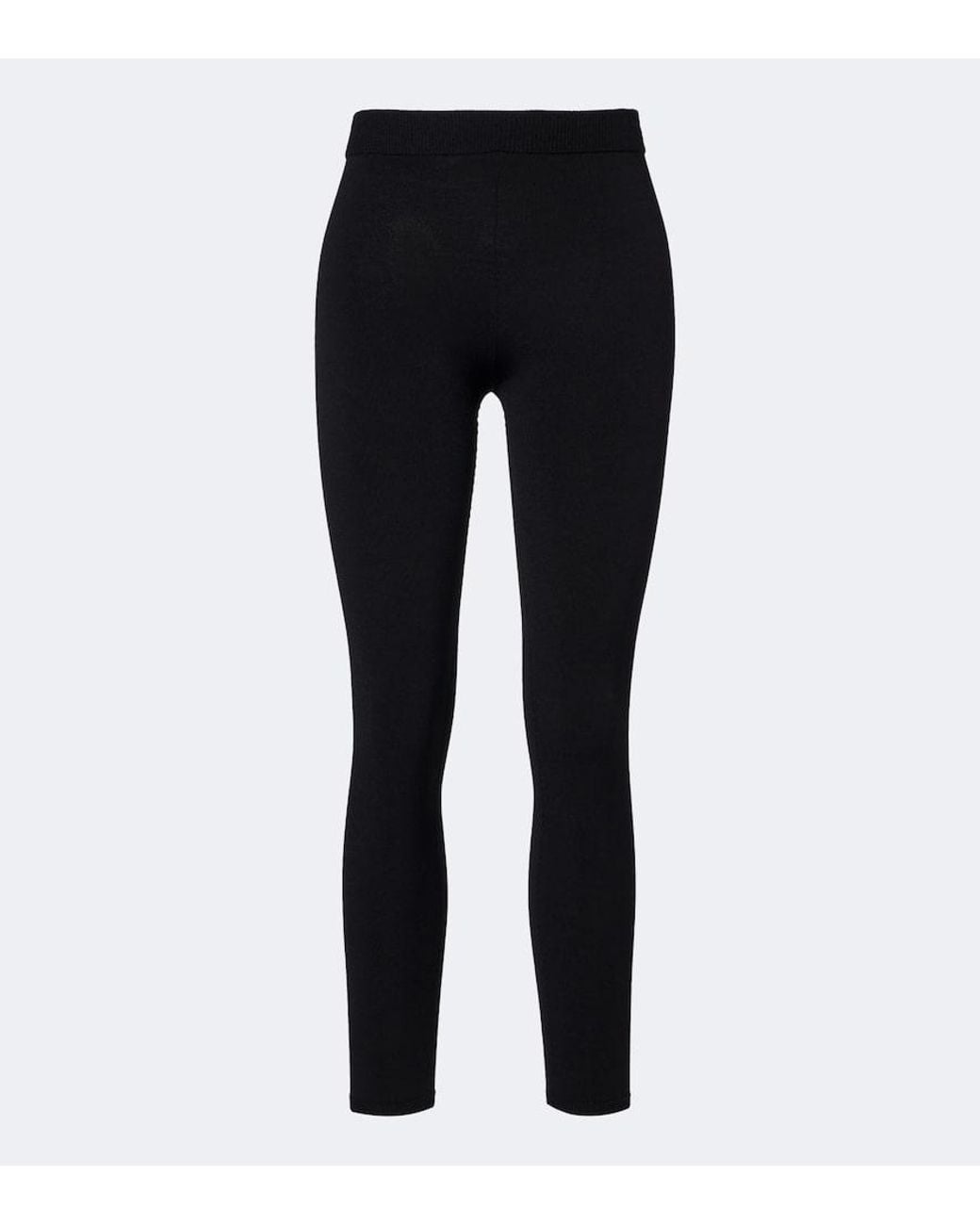 Balenciaga Black Cropped Leggings