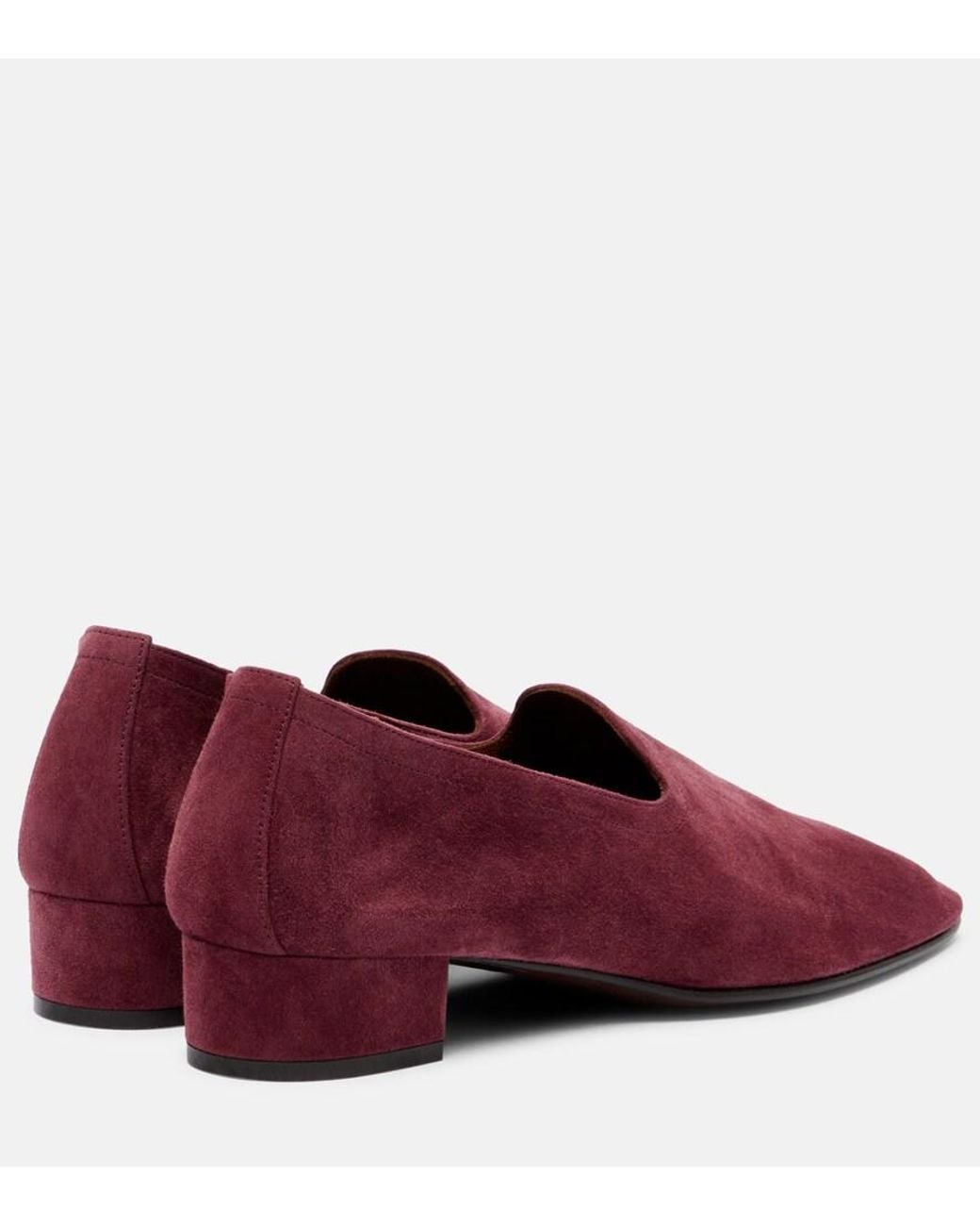 Herbert Levine Red Soft Touch Suede Loafers