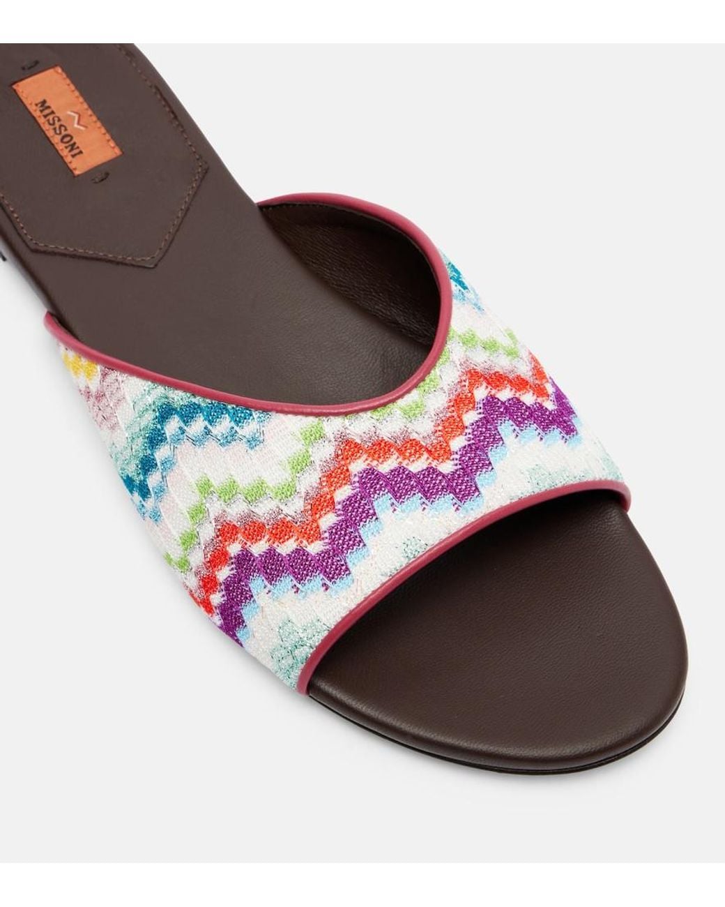 Missoni Multicolor Liza Zigzag Mules