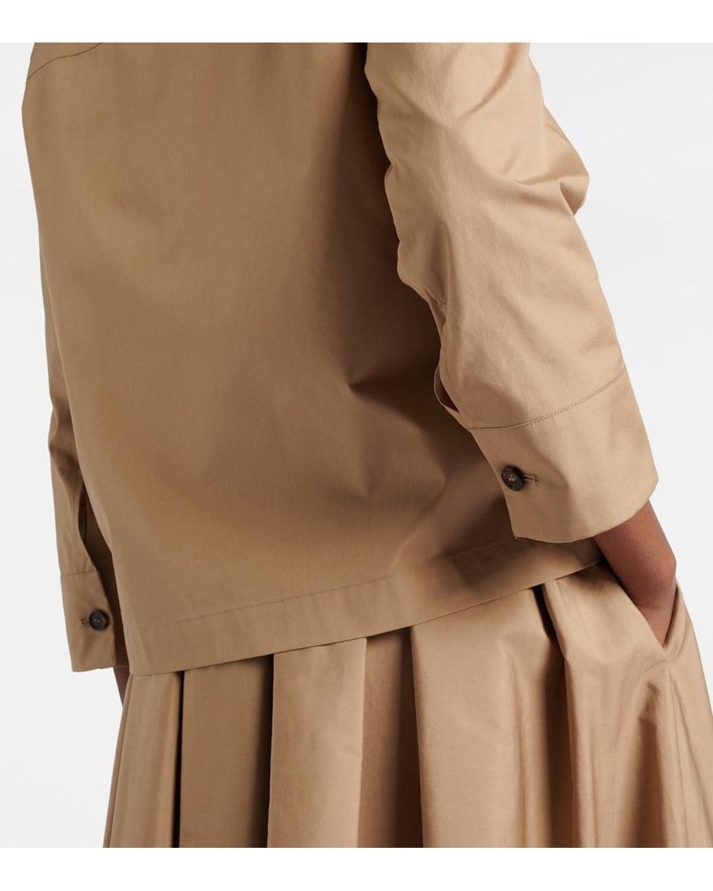 Max Mara Natural Renata Cotton Jacket