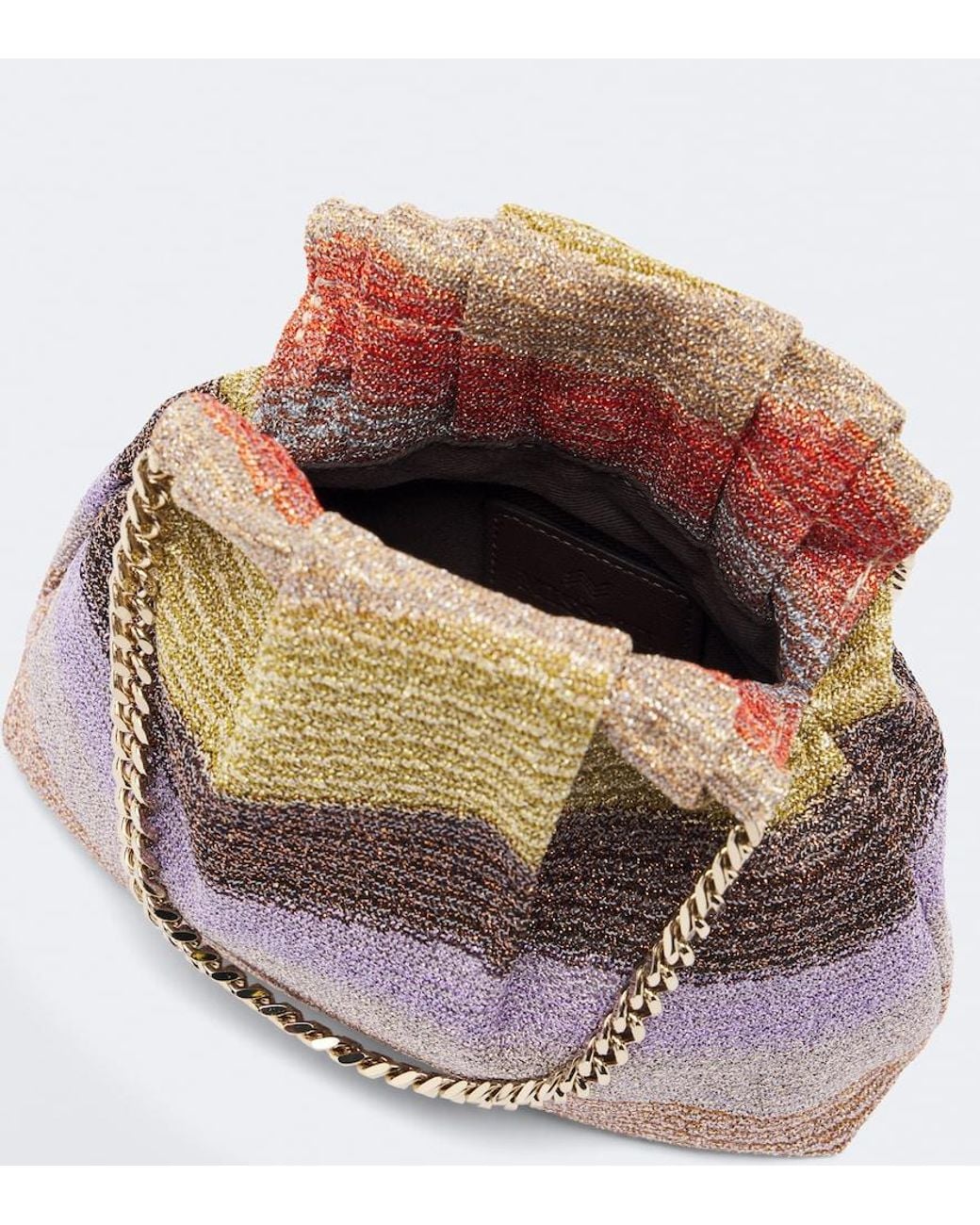 Missoni Multicolor Gestrickte Pouch