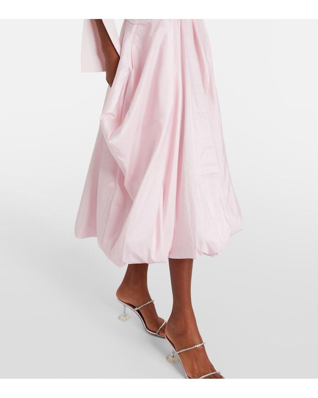 Jonathan Simkhai Pink Kenlie Ribbed-Knit Midi Dress