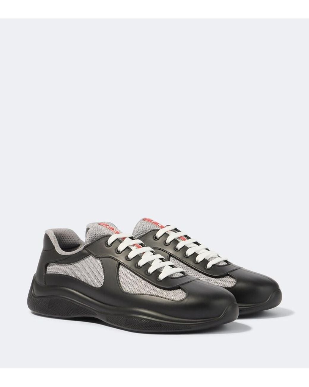 Prada Black Recycled Polyester-blend Sneakers for men