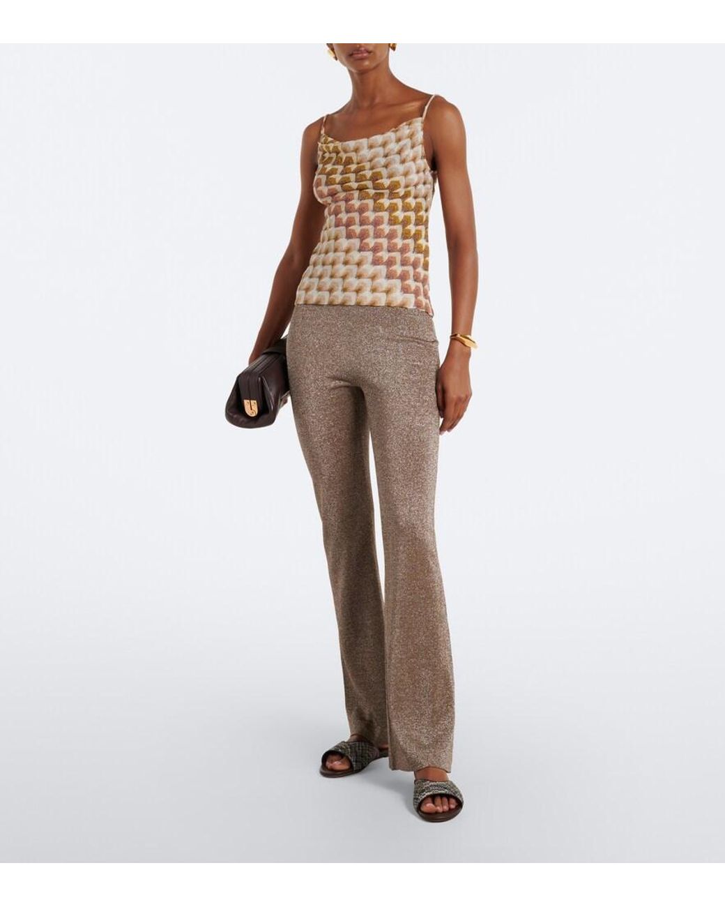Missoni Multicolor Liza Lame Mules