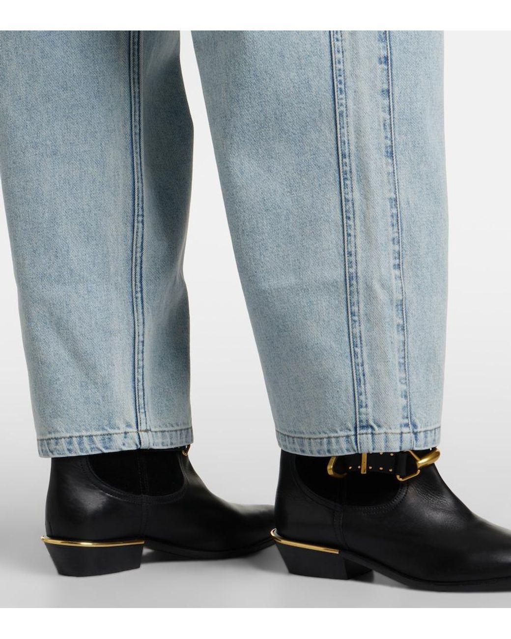 Isabel Marant Blue Ilsa Straight Jeans