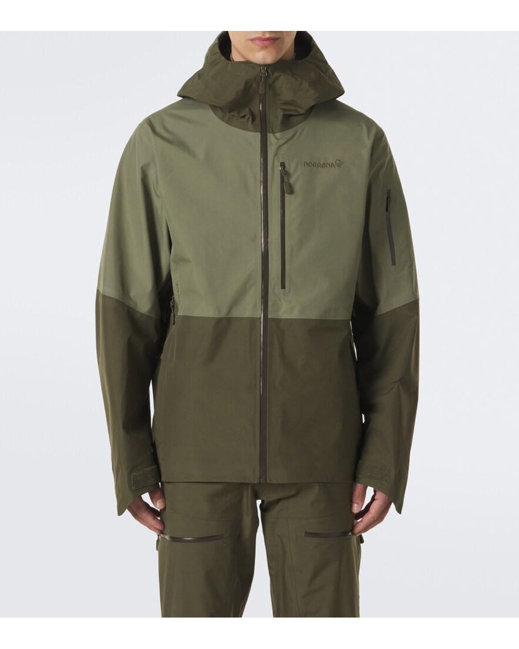 Norrona Green Lofoten Gore-Tex Ski Jacket for men