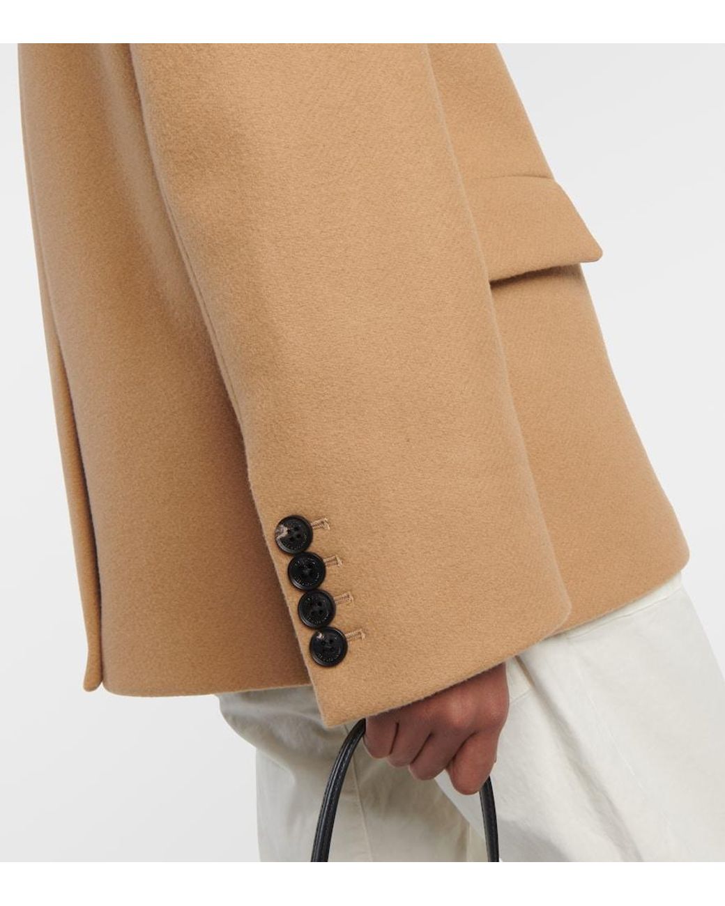 Nili Lotan Natural Vianney Virgin Wool Peacot