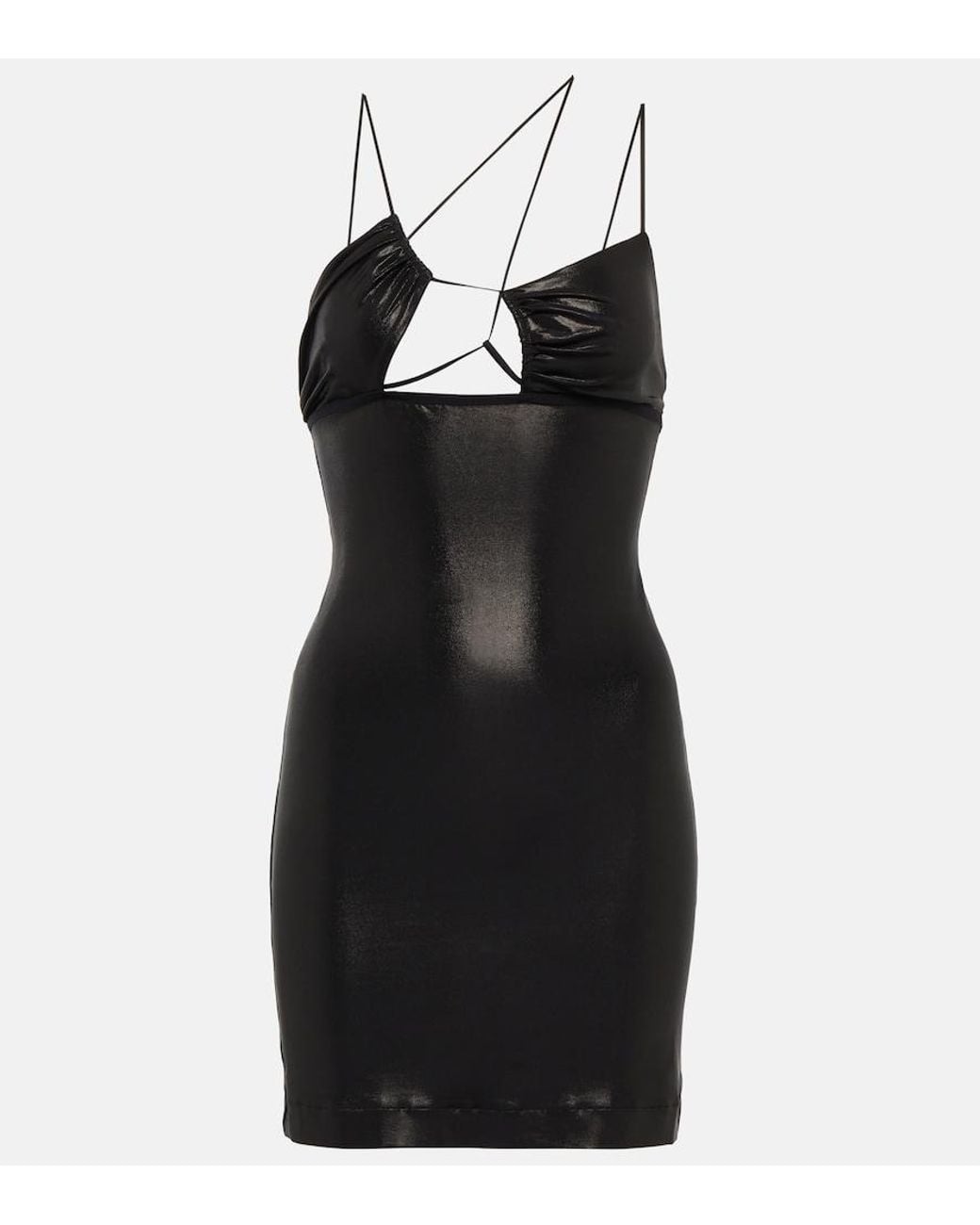 Nensi Dojaka Black Cutout Bodycon Minidress
