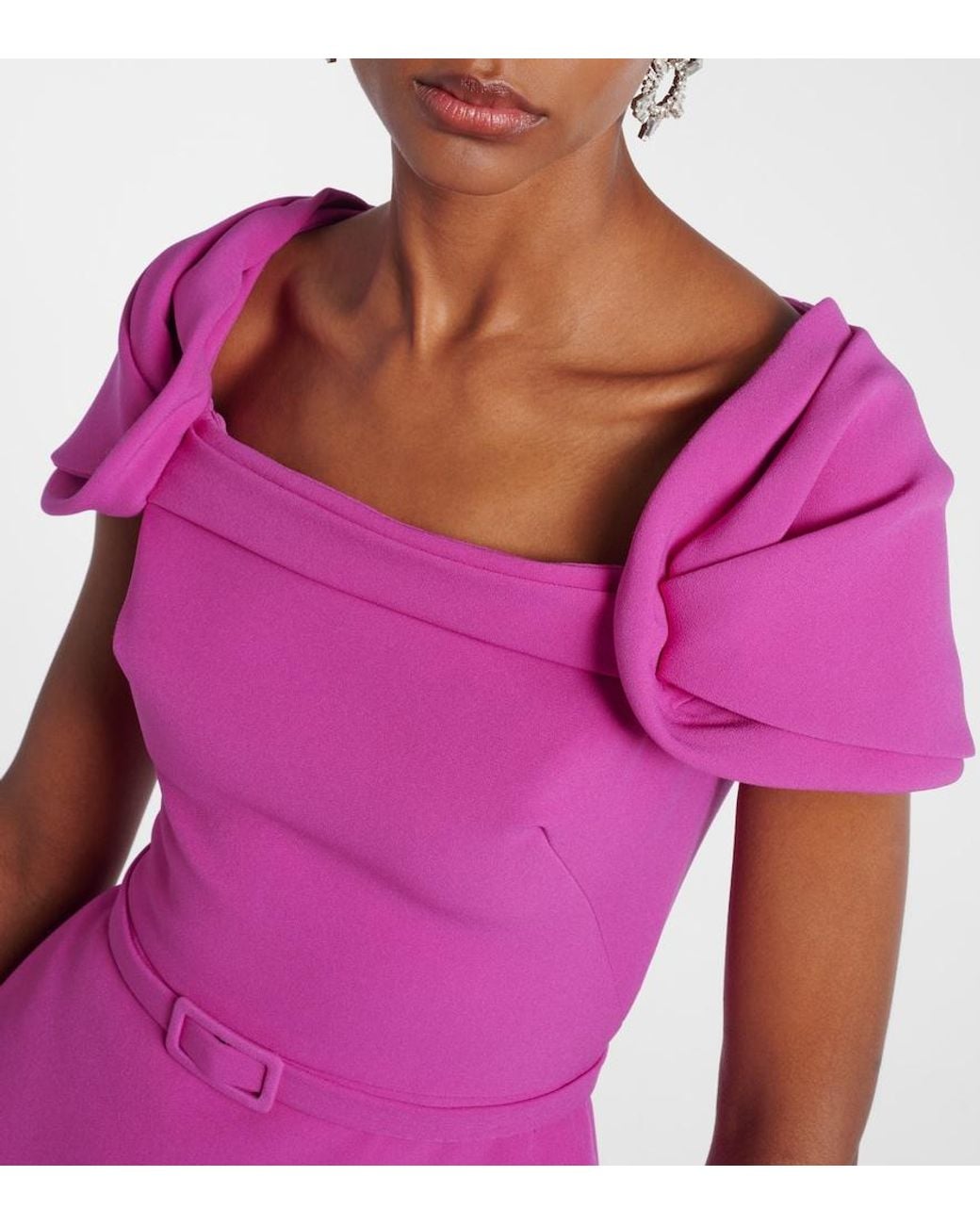 Robe Midi Safiyaa en coloris Pink