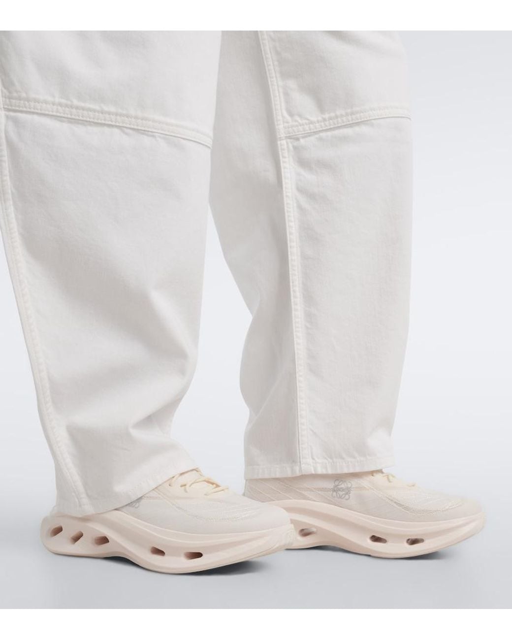 Loewe White X On Cloudtilt Cosmic Running Sneakers