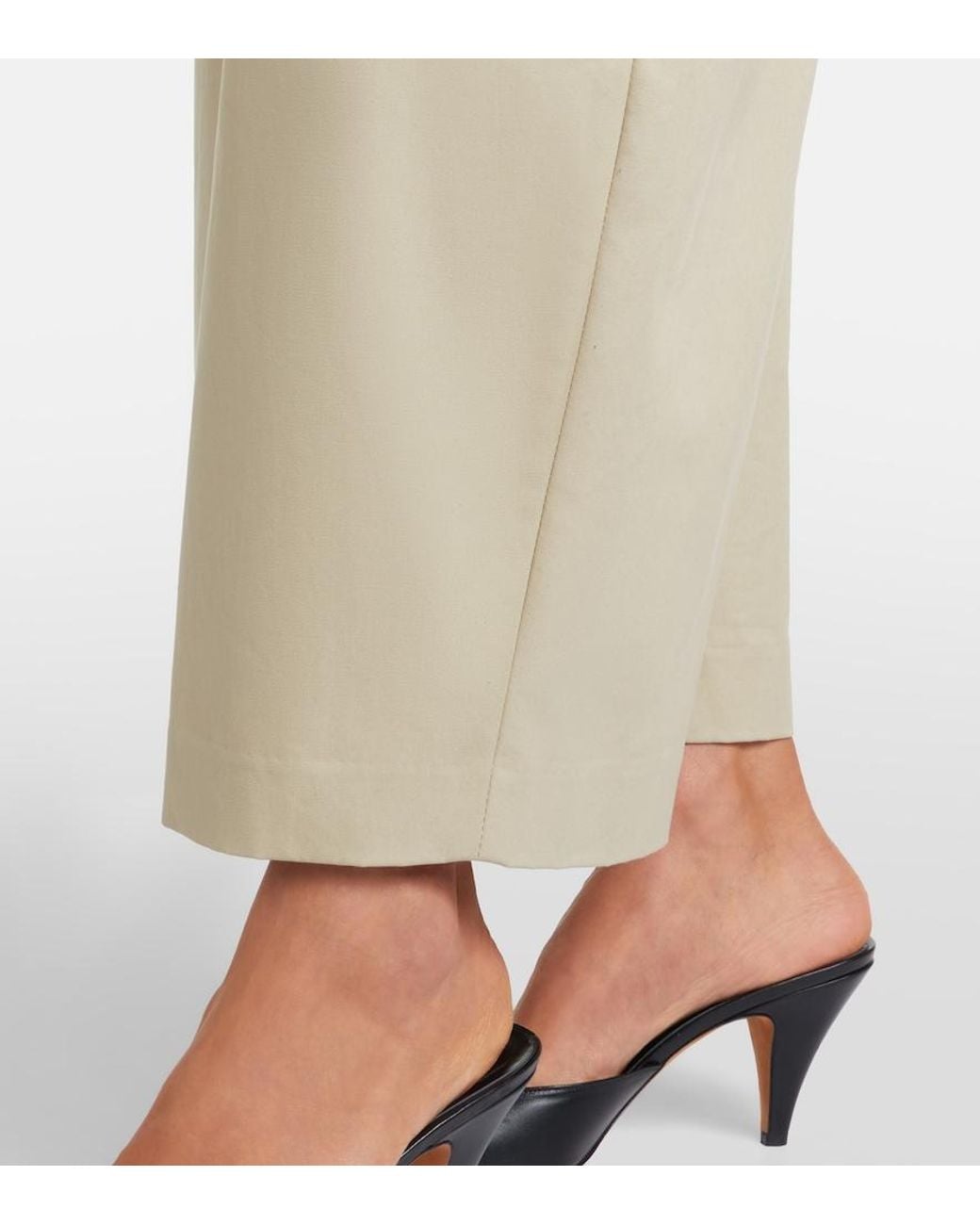 Altuzarra Natural Wilson Cotton Wide-Leg Pants