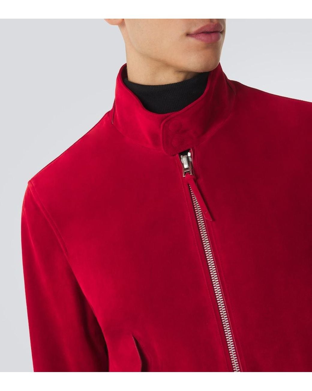 Tom Ford Red Suede Jacket for men