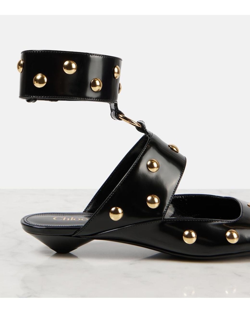 Chloé Black Sandalo "Jade"