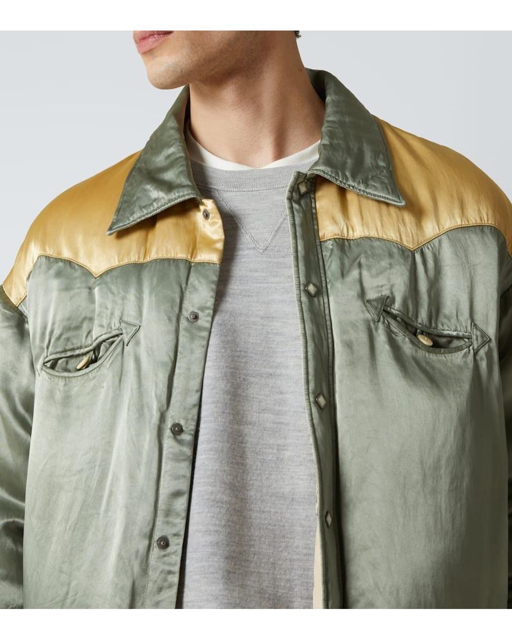Visvim Green Lightcloud Down Jacket for men