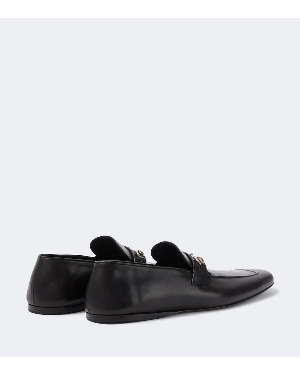 Gucci White Ragazzo Horsebit Leather Loafers for men