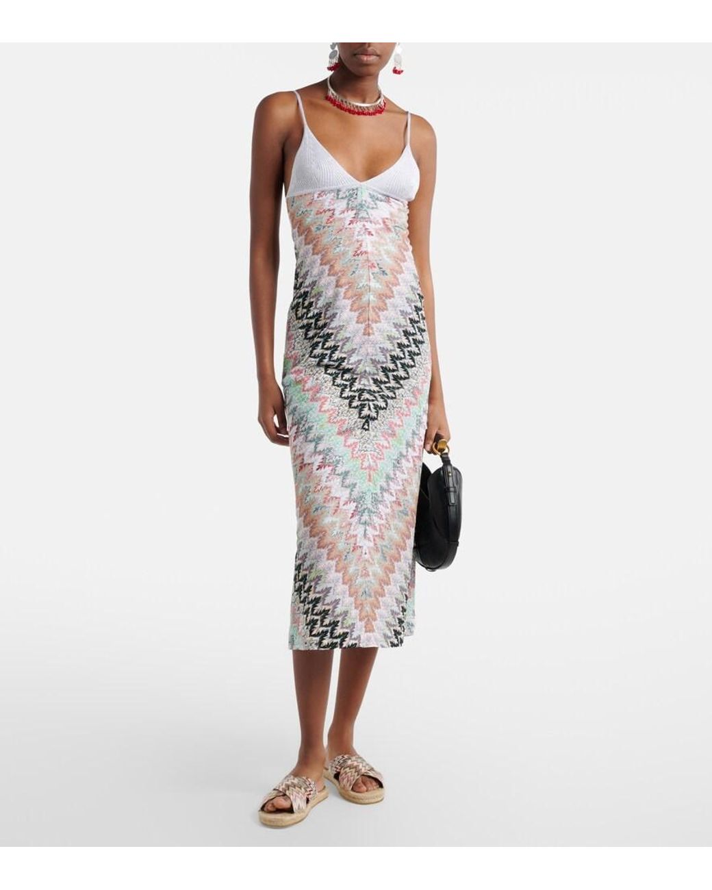 Missoni Brown Harlow Zigzag Espadrille Sandals